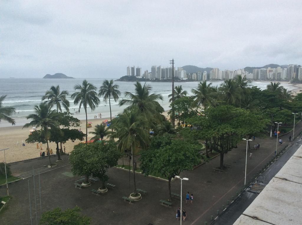 Apartamento Pitangueiras Frente Total Mar Pe Na Areia Guarujá Exterior foto